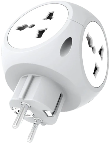 آداپتور شارژ و چند راهی برق گرین لاین مدل Multiport Travel Adapter EU 4W